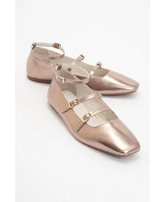 Serena Leather Mary Jane Flats