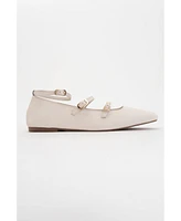 Serena Leather Mary Jane Flats