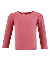 Hudson Baby Girls Thermal Long Sleeve Tees 5pk, Creative Rainbows, 18-24 Months