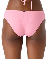 O'Neill Juniors' Solid Ribbed Hipster Bottoms