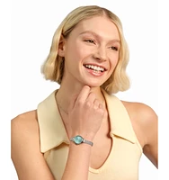 Olivia Burton Women's Mini Classic Silver Tone Stainless Steel Mesh Bracelet Watch, 23mm