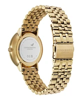Olivia Burton Women's Sunflower Gold Tone Stainless Steel Bracelet Watch, 35mm