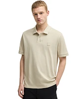 Boss by Hugo Men's Slub Cotton-Linen Polo Shirt