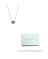 Adornia Fine Birthstone Necklace .925 sterling silver