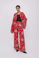 Raishma Studio Women's Hallie Red Kimono