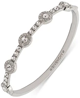 Givenchy Crystal Halo Station Bangle Bracelet
