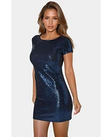Bebe Women's Tweed T Shirt Dress