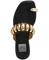 Dv Dolce Vita Women's Moon Embellished Thong Slide Flat Sandals