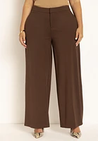 Eloquii Plus Tall The Ultimate Stretch Wide Leg Pant