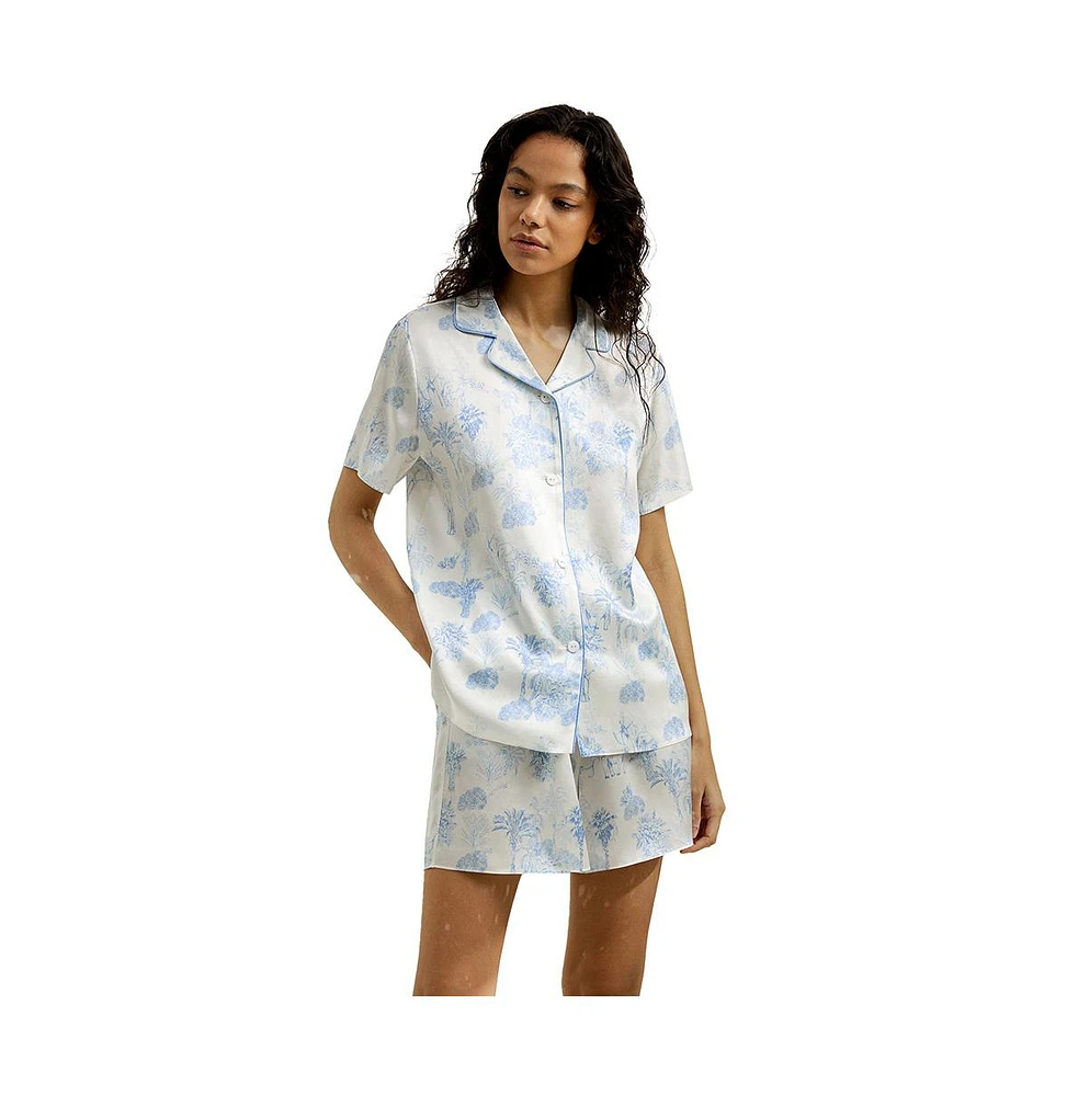 Lilysilk Women's La Terra Short Silk Pajama Set
