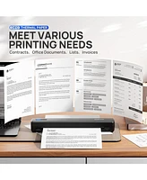 Polono D810 Thermal Printer Paper 8.5 x 11 Inch, Advanced Thermal Printing, Us Letter Size Thermal Paper Compatible with D810, Size 8.5" x 11", 4 Pack
