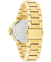 Tommy Hilfiger Women's Quartz Gold-Tone Stainless Steel Bracelet Watch, 34mm