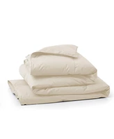 Unikome Luxurious Comfort Cotton Goose Down Feather Comforter, Twin