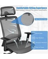 Height Adjustable Ergonomic High Back Mesh Office Chair with Hange