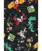 Ben 10 Boys Cartoon Omnitrix Characters Aliens Tossed Print Sleep Pajama Pants