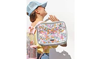 Packed Party Flower Shop Confetti Lunch Bag Cute Small Soft Insulated Lunchbox for Kids School Lunch Box Cooler Can Carry a Water Bottle, Ice Packs fo