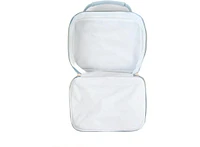 Packed Party Celebrate Every Day Insulated Lunch Box, Kids Lunch Bag for School, Cute Light Blue Lunch Bag