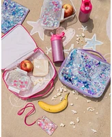 Packed Party Purple Confetti Lunchbox Cute, Soft Insulated Lunch Bag Lunch Box Cooler Fits a Water Bottle, Ice Packs for Cold Food, or Hot Food (Pink