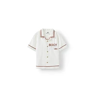 Cotton On Little Boys Cabana Short Sleeve Shirt