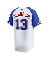 Nike Men's Ronald Acuna Jr. White Atlanta Braves City Connect Limited Player Jersey