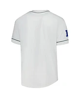 Starter Men's White Green Bay Packers Relay Full-Button Baseball Jersey