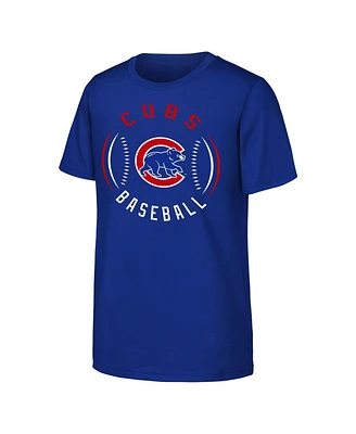 Outerstuff Big Boys and Girls Royal Chicago Cubs Golden Glove T-Shirt