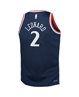 Nike Big Boys and Girls Kawhi Leonard Royal La Clippers Swingman Jersey