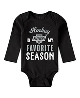 Wear by Erin Andrews Baby Boys and Girls 3-Piece Los Angeles Kings Turn Me Around Bodysuits Pants Set
