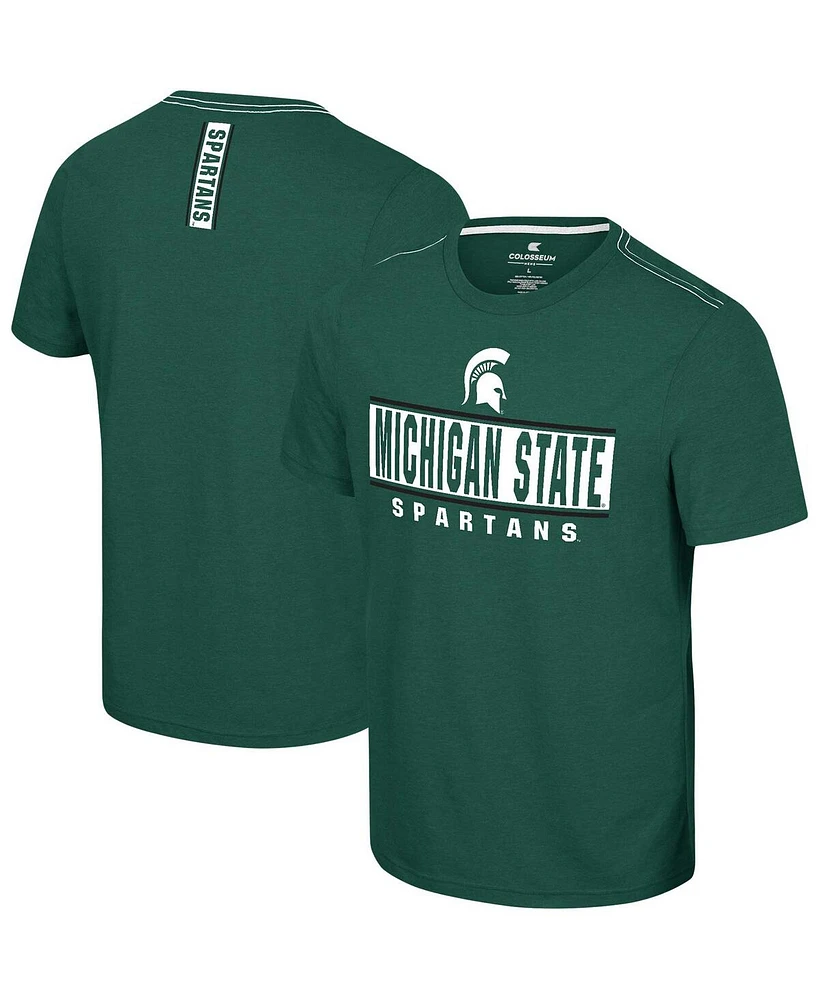 Colosseum Men's Green Michigan State Spartans No Problemo T-Shirt