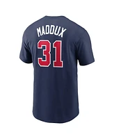 Nike Men's Greg Maddux Navy Atlanta Braves Fuse Name Number T-Shirt