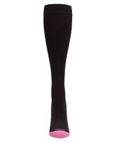 MeMoi Women's Unisex Solid Nylon 15-20mmHg Graduated Compression Socks UOY07412
