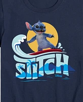 Hybrid Big Boys Lilo Stitch Live Action Wave Graphic T-Shirt