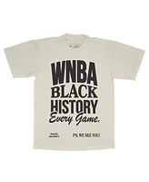 Playa Society Men's and Women's Cream Wnba Black History Month Every Game Premium T-Shirt