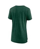 Fanatics Women's Green Miami Hurricanes True Classics Break It Down Tri-Blend T-Shirt