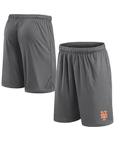 Fanatics Men's Gray New York Mets Primary Logo Shorts