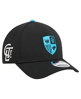 New Era Men's Black Charlotte Fc 2025 Jersey Hook 9FORTY M-Crown Adjustable Hat