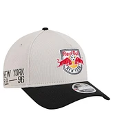 New Era Men's Gray New York Red Bulls 2025 Jersey Hook 9FORTY M-Crown Adjustable Hat