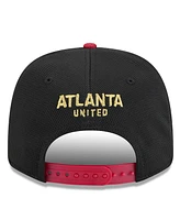 New Era Men's Black/Red Atlanta United Fc 2025 Jersey Hook 9SEVENTY Stretch-Snap Hat