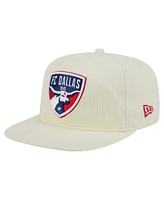 New Era Men's Cream Fc Dallas 2025 Kickoff Snapback Golfer Hat
