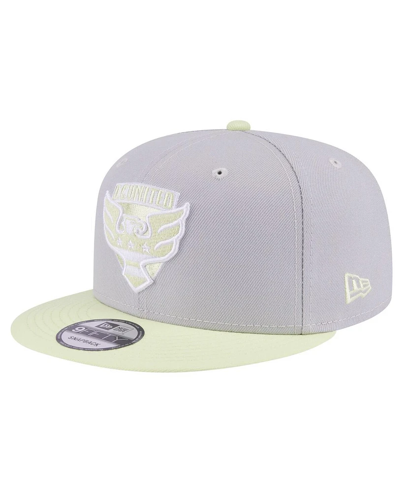 New Era Men's Gray D.c. United Color Pack Two-Tone 9FIFTY Snapback Hat