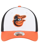 New Era Big Boys and Girls Black Baltimore Orioles Player Replica 9FORTY Adjustable Hat