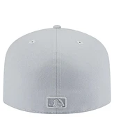 New Era Men's Gray Los Angeles Dodgers Colorpack 59FIFTY Fitted Hat