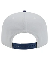New Era Men's Gray/Navy Dallas Mavericks Color Pack 2-Tone 9FIFTY Snapback Hat