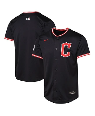 Nike Big Boys and Girls Navy Cleveland Guardians Limited Jersey