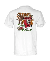 Blue 84 Men's and Women's White Texas Longhorns vs. Georgia Bulldogs 2024 Matchup T-Shirt