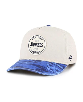 '47 Brand Men's Cream/Navy New York Yankees Fiji Rope Hitch Adjustable Hat