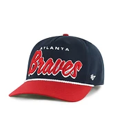 '47 Brand Men's Navy Atlanta Braves Drop Shadow Rope Hitch Adjustable Hat