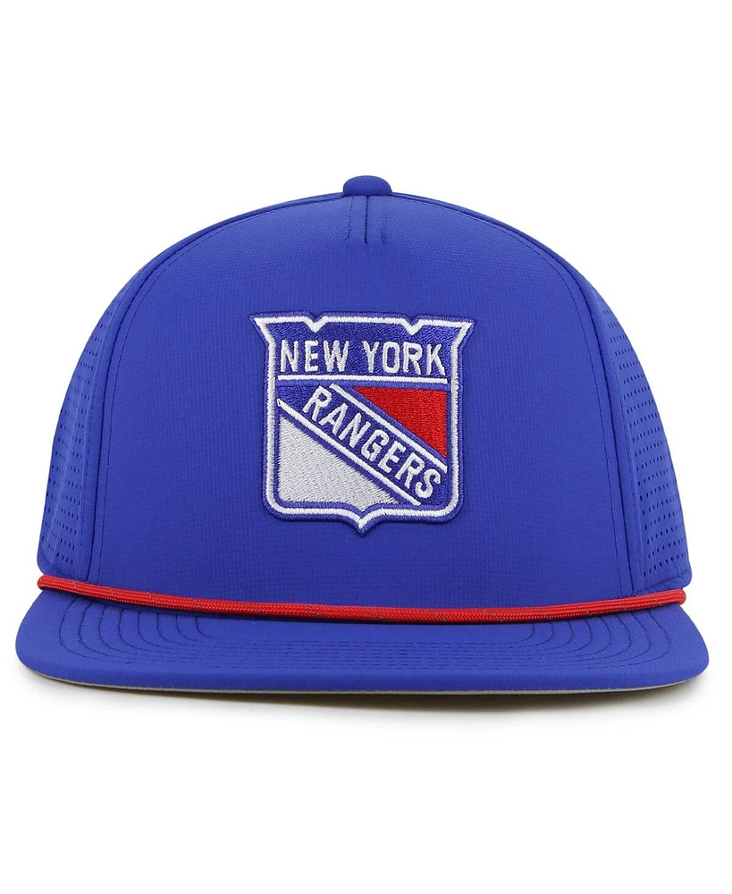 American Needle Men's Blue New York Rangers Buxton Pro Tech Adjustable Hat