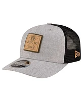 New Era Men's Heather Gray Philadelphia Union 9SEVENTY Coolera Stretch-Snap Adjustable Hat