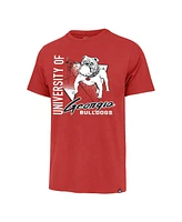 '47 Brand Men's Red Georgia Bulldogs Side Arm Franklin T-Shirt